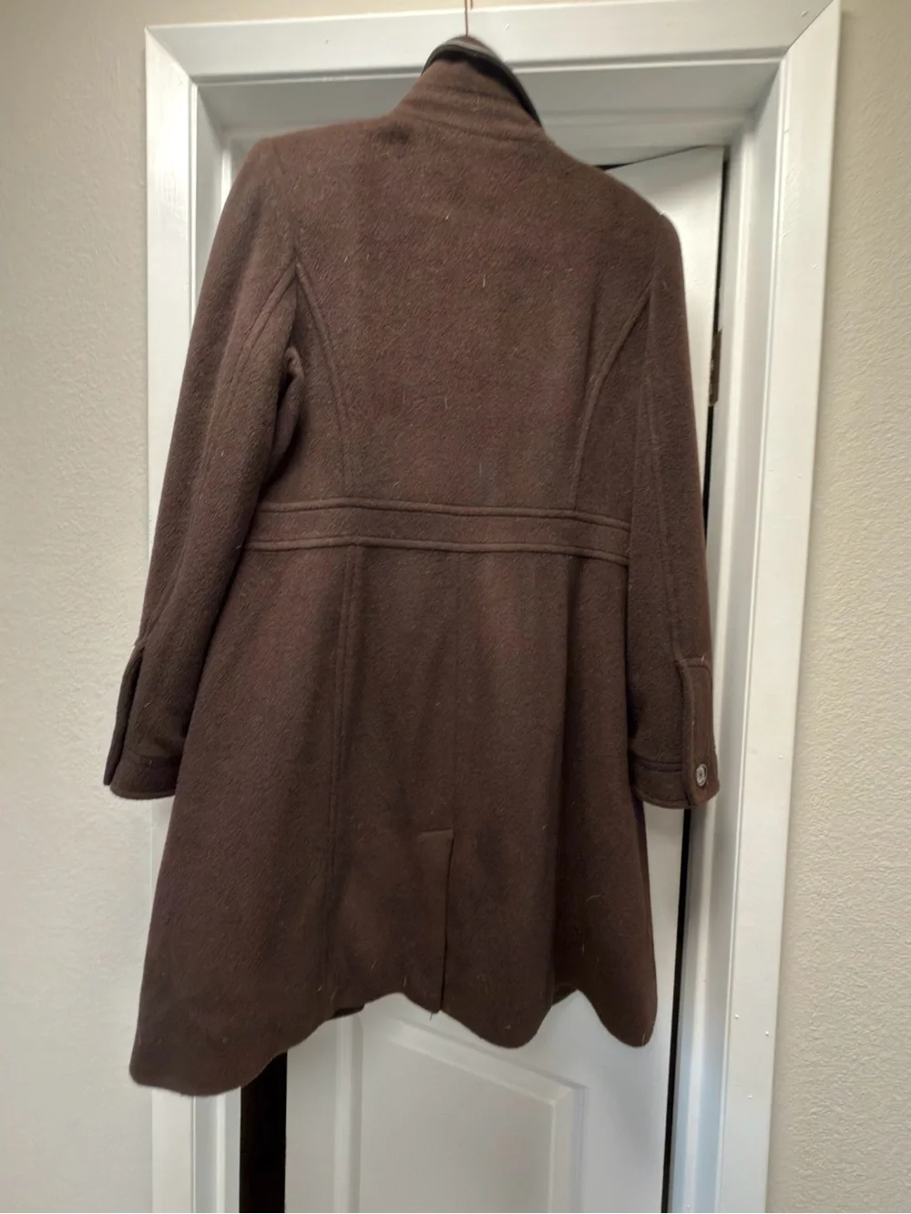 Vintage COACH Women’s Wool Blend Brown Coat
